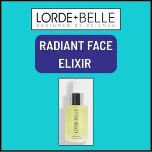 NIB Lorde + Belle RADIANT FACE ELIXER - Light Antioxidant Face Oil - MSRP $69